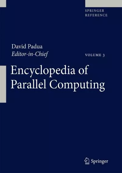 [READING BOOK]-Encyclopedia of Parallel Computing