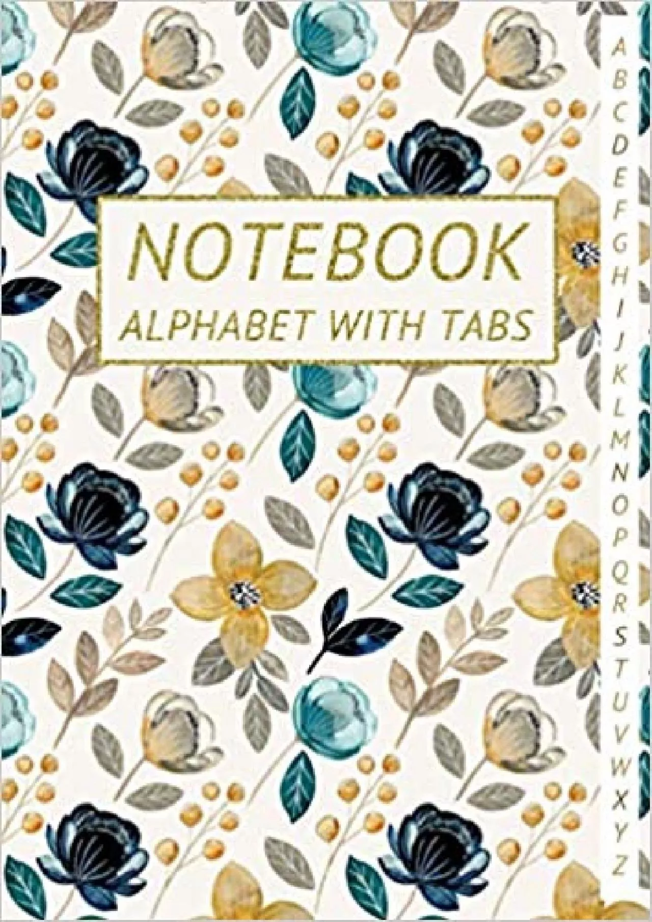 PDF-(EBOOK)-Notebook Alphabet with Tabs: A4 Size Lined Journal Large Alphabetical Notebook