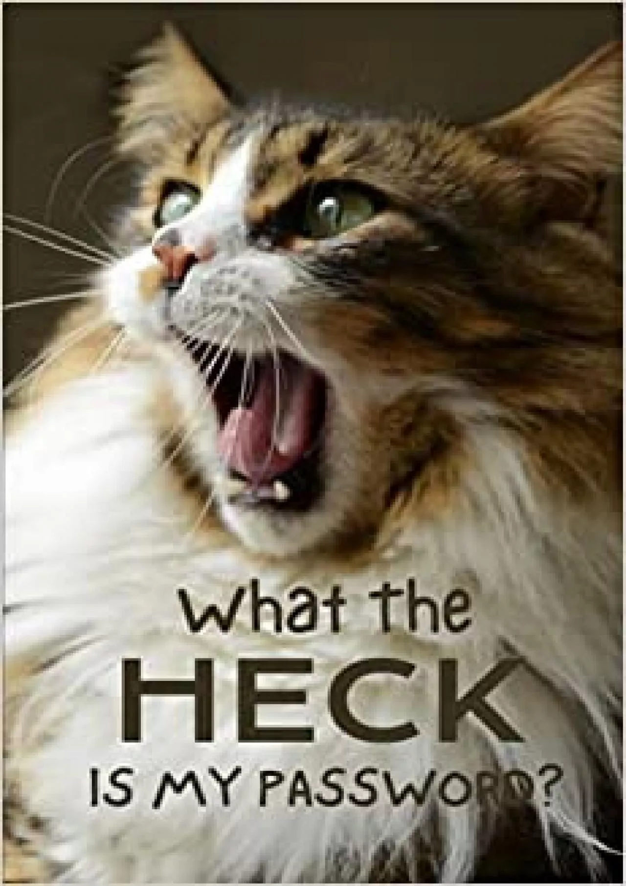 PDF-(READ)-What The Heck Is My Password?: Cat Lovers Password Tracker Logbook For Websites