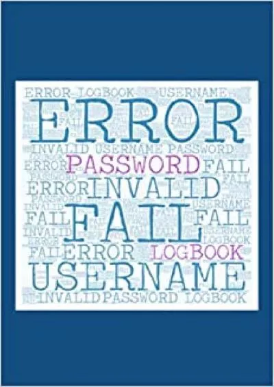 (EBOOK)-Password Error: Password Logbook