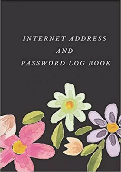 (EBOOK)-Internet address and password log book