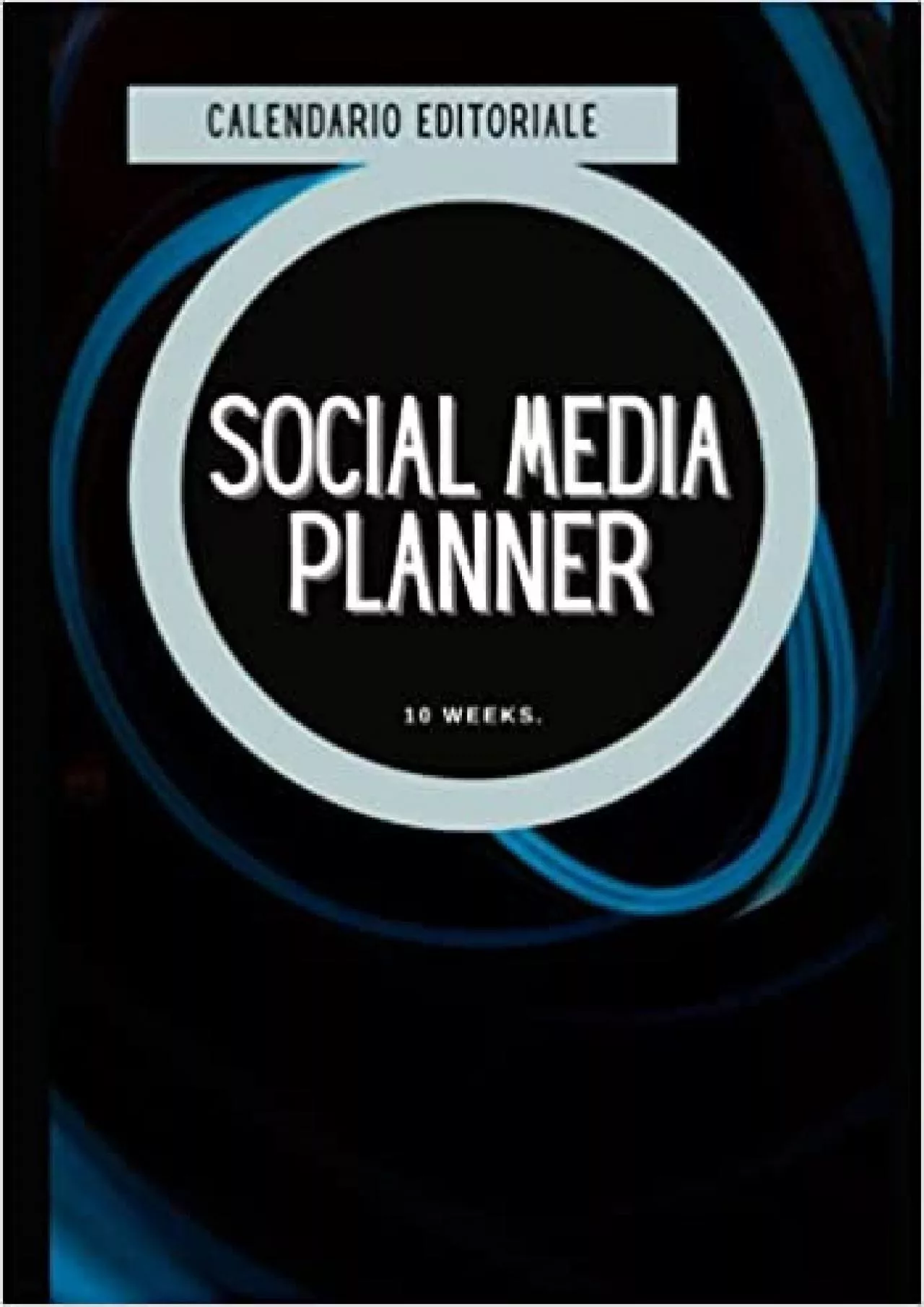 (BOOK)-Social Media Planner: Business Dark (Italian Edition)