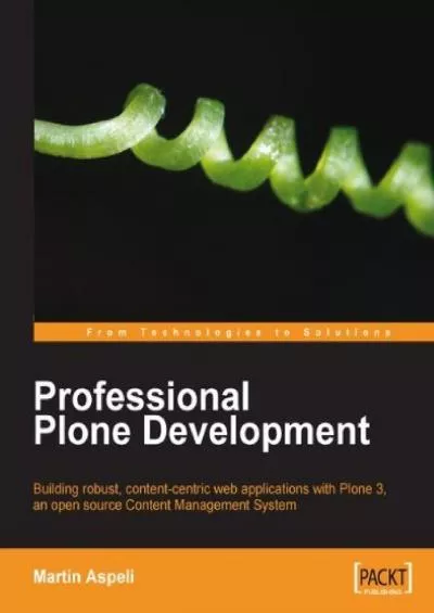 (BOOS)-Professional Plone Development