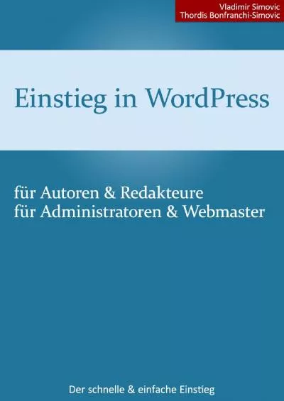 (EBOOK)-Einstieg in WordPress 4.2 (German Edition)