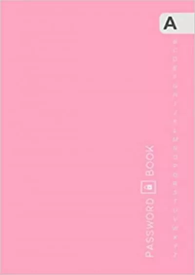 (BOOK)-Password Book: 4x6 Mini Internet Login Notebook Organizer with Alphabetical Tabs Printed | Minimal Design Light Pink