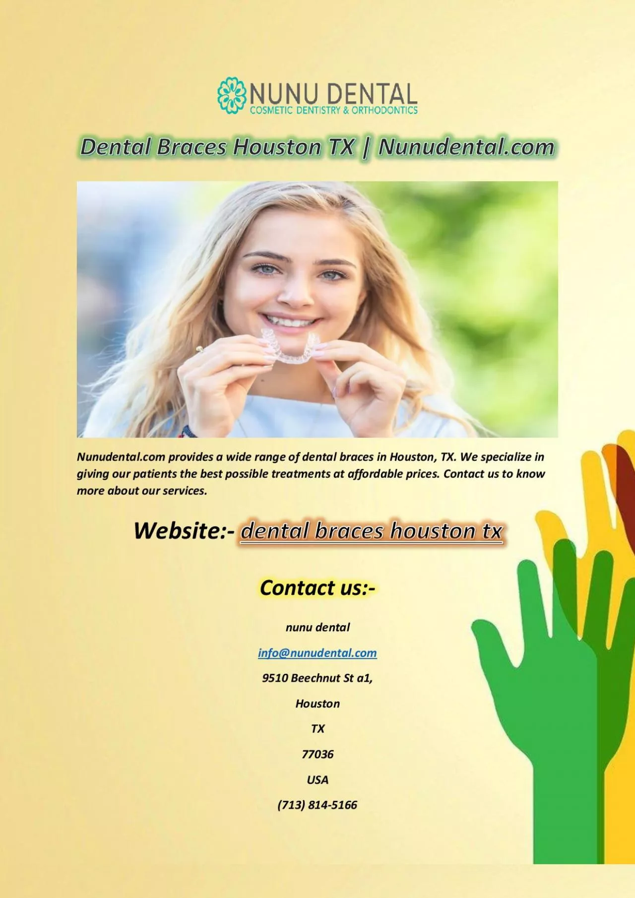 Dental Braces Houston TX | Nunudental.com