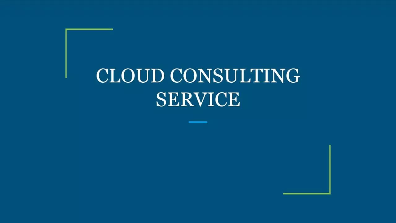 PDF-CLOUD CONSULTING SERVICE