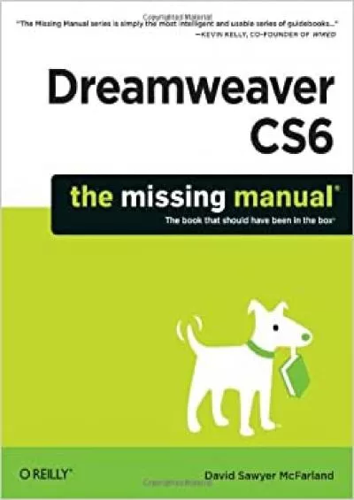(BOOK)-Dreamweaver CS6 The Missing Manual (Missing Manuals)