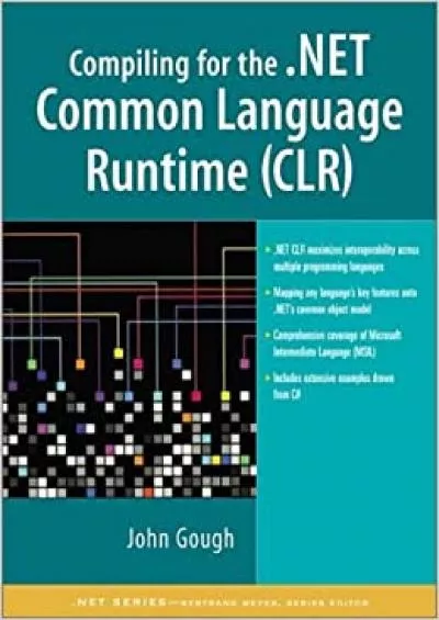 (BOOK)-Compiling for the Net Common Language Runtime (Clr)