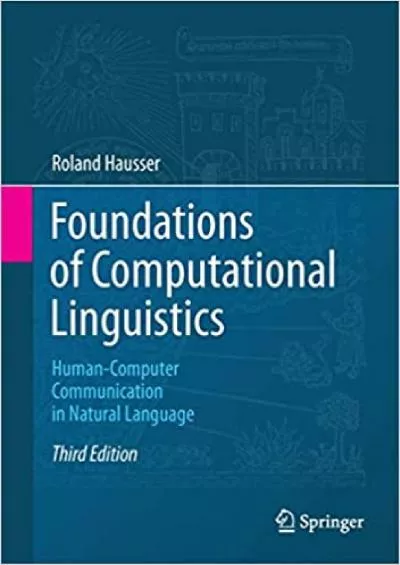 (BOOK)-Foundations of Computational Linguistics Human-Computer Communication in Natural Language