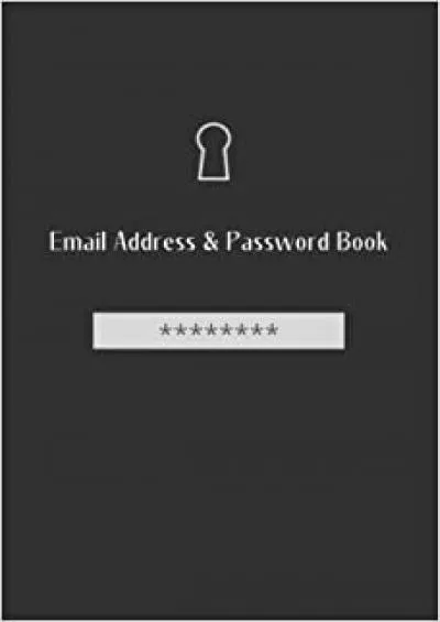 (DOWNLOAD)-Email Address and Password Book Alphabetical Tabs Passcode Book for Recording Emails Usernames Passwords and Taking Notes