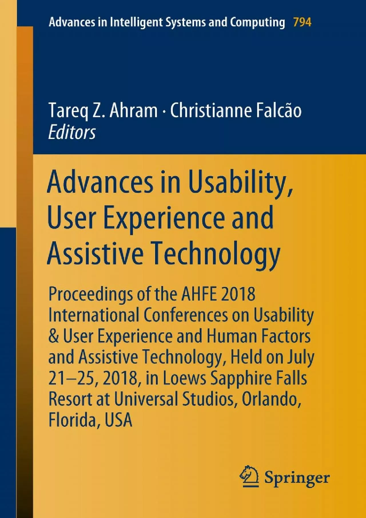 (DOWNLOAD)-Advances in Usability User Experience and Assistive Technology Proceedings