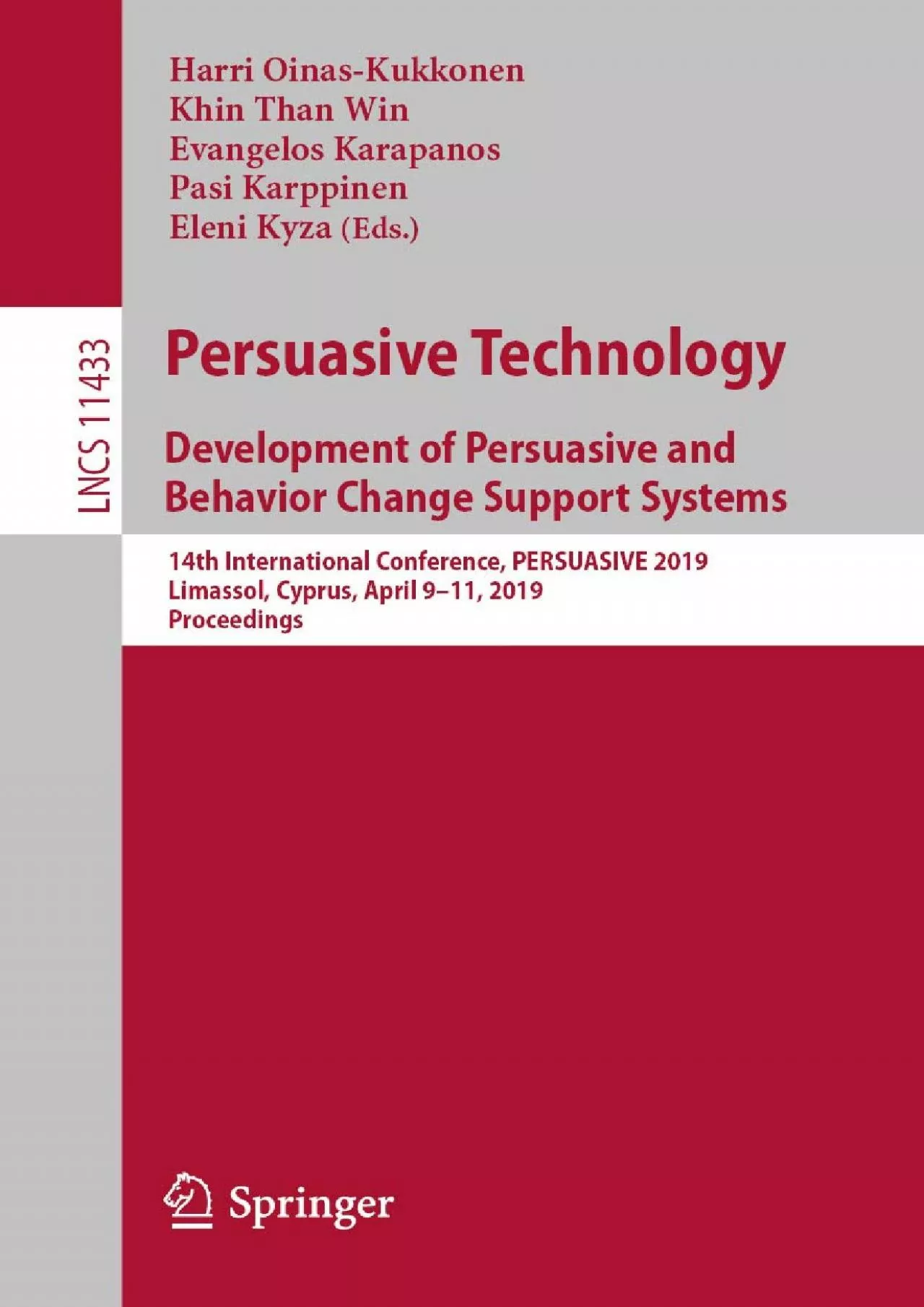 (BOOK)-Persuasive Technology Development of Persuasive and Behavior Change Support Systems
