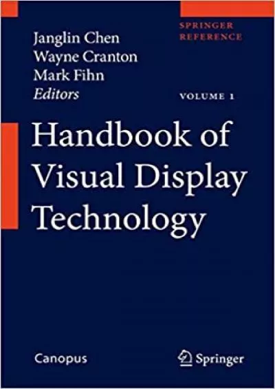 (DOWNLOAD)-Handbook of Visual Display Technology