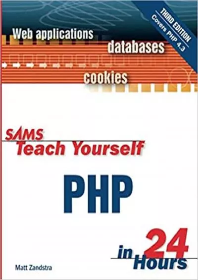 (BOOK)-Sams Teach Yourself PHP in 24 Hours (3rd Edition) Php in 24 Hours