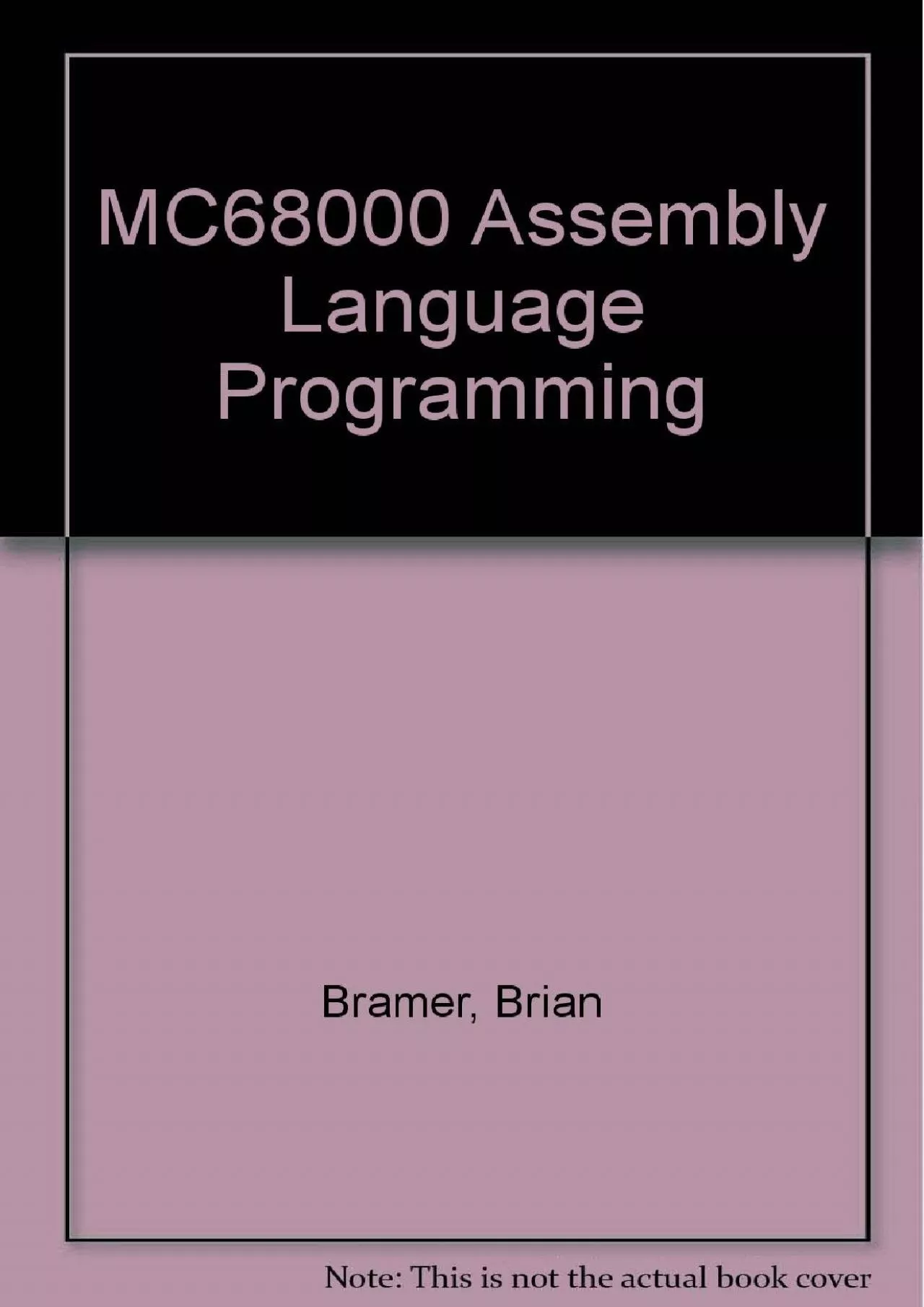 [FREE]-MC68000 assembly language programming