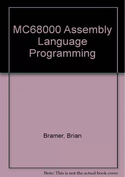 [FREE]-MC68000 assembly language programming