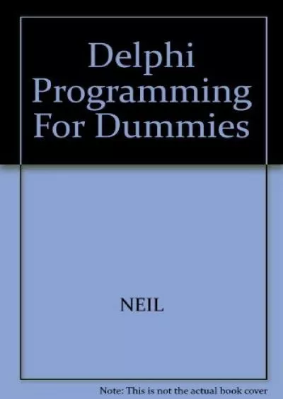 [BEST]-Delphi Programming for Dummies