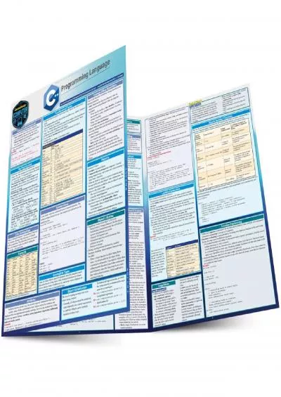 [DOWLOAD]-C++ Programming Language: a QuickStudy Laminated Reference (Quickstudy Reference Guide)