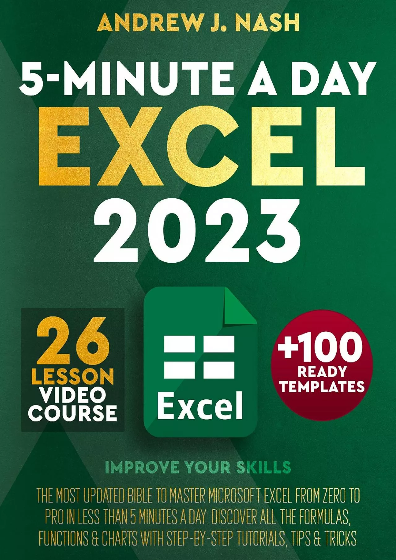 [eBOOK]-Excel 2023: The Most Updated Bible to Master Microsoft Excel from Zero To Pro