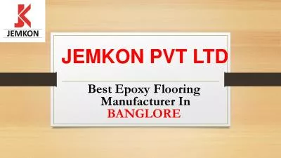 Best Epoxy Flooring In Bangalore.