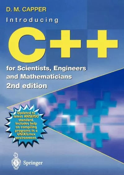 [eBOOK]-Introducing C++ for Scientists, Engineers and Mathematicians