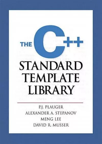 [BEST]-C++ Standard Template Library, The