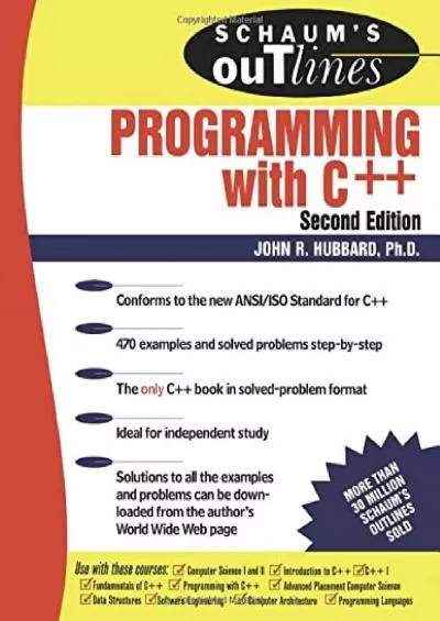 [READING BOOK]-Schaum\'s Outline of Programming with C++