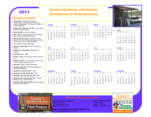 New hours at Annie’s