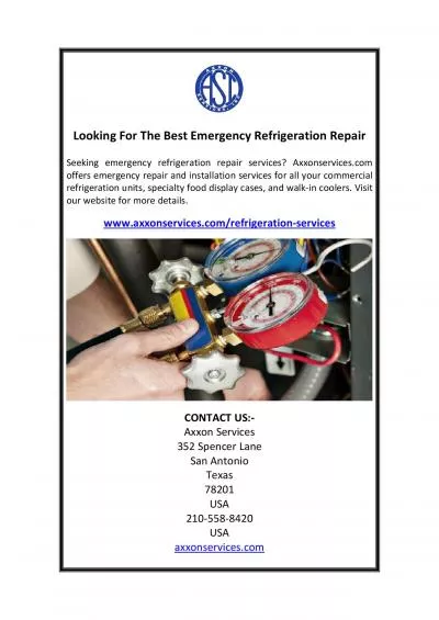 Looking For The Best Emergency Refrigeration Repair