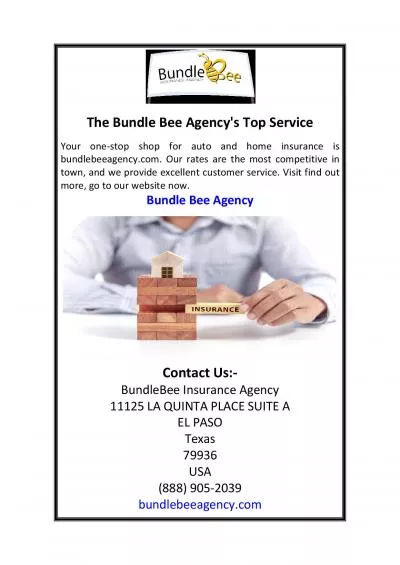 The Bundle Bee Agency\'s Top Service