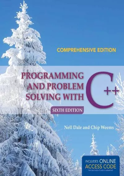 [DOWLOAD]-Programming and Problem Solving with C++: Comprehensive