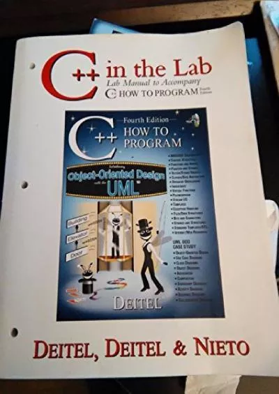 [READ]-C++ in the Lab: Lab Manual (4th Edition)