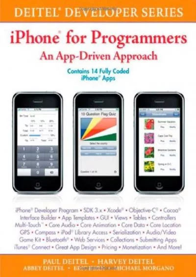 [READING BOOK]-Iphone for Programmers: An App-Driven Approach (Deitel Developer Series)