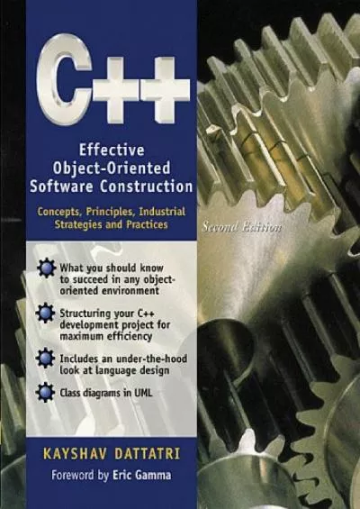 [READING BOOK]-C++: Effective Object-Oriented Software Construction : Concepts, Principles,