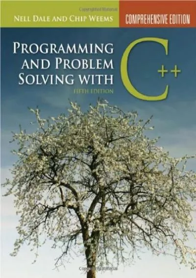 [eBOOK]-Programming And Problem Solving With C++