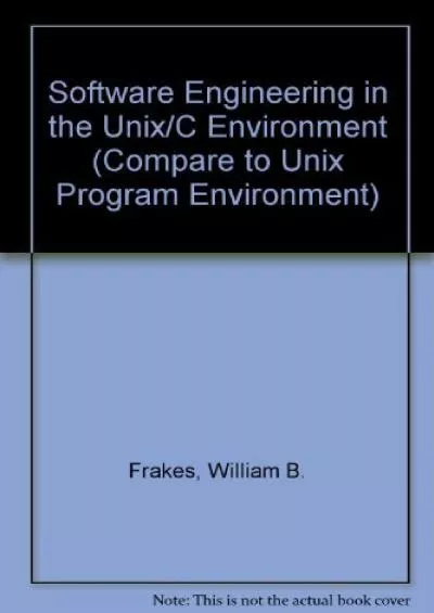 [FREE]-Software Engineering in the Unix/C Environment