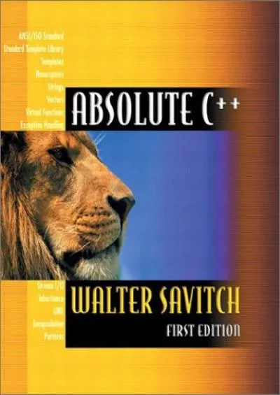 [READING BOOK]-Absolute C++