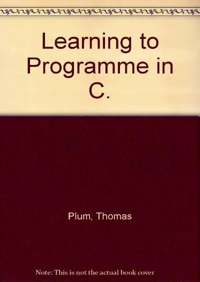 [READING BOOK]-Learning to Program in C