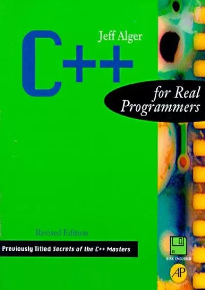 [PDF]-C++ for Real Programmers, Revised Edition