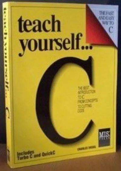 [BEST]-Teach yourself...C