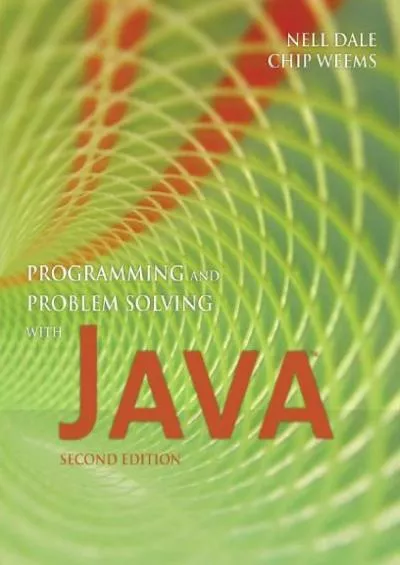 [FREE]-Programming and Problem Solving with Java
