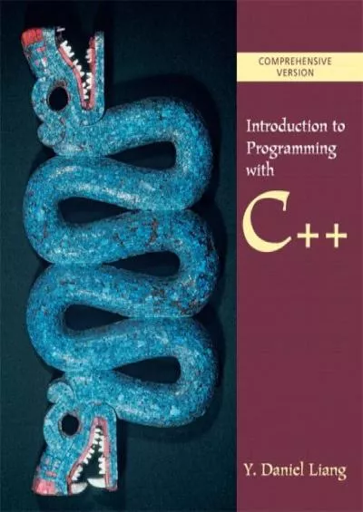 [FREE]-Introduction to Programming with C++: Comprehensive Version