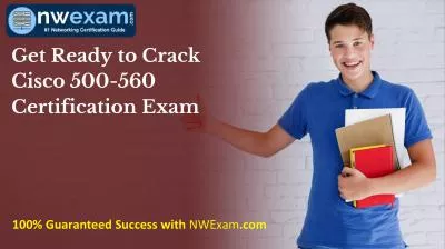 Get Ready to Crack Cisco 500-560 Certification Exam