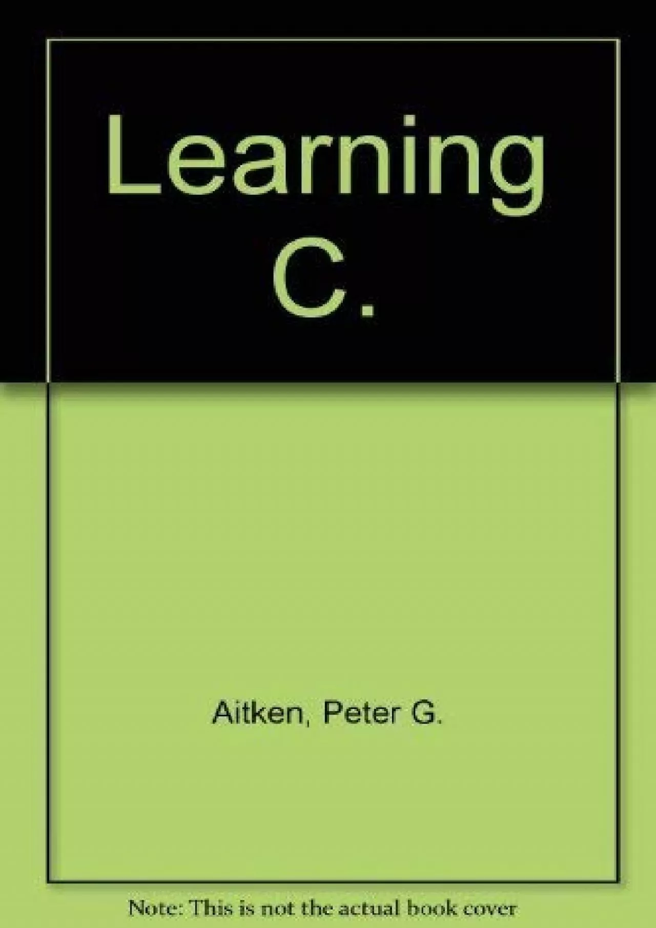[READING BOOK]-Learning C