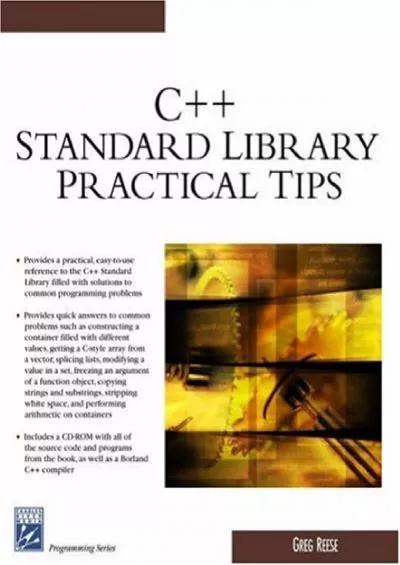 [READ]-C++ Standard Library Practical Tips (Programming Series)