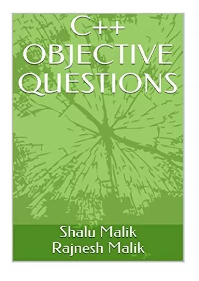 [READ]-C++ Objective Questions