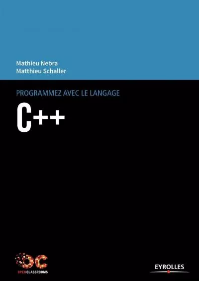 [READING BOOK]-Programmez avec le langage C++