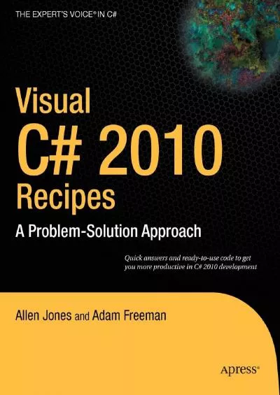 [PDF]-Visual C 2010 Recipes: A Problem-Solution Approach (Expert\'s Voice in C)