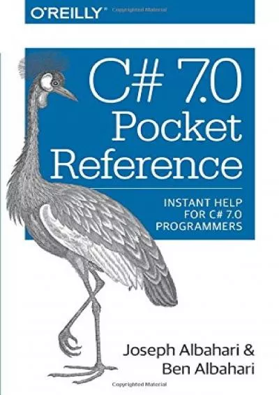 [READ]-C 7.0 Pocket Reference: Instant Help for C 7.0 Programmers